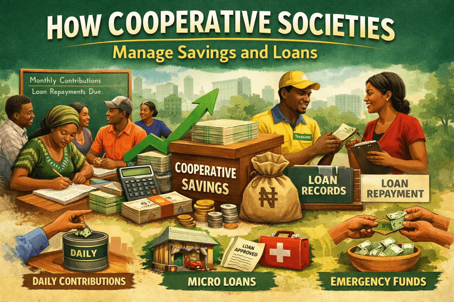How Cooperative Societies Manage Savings and Loans