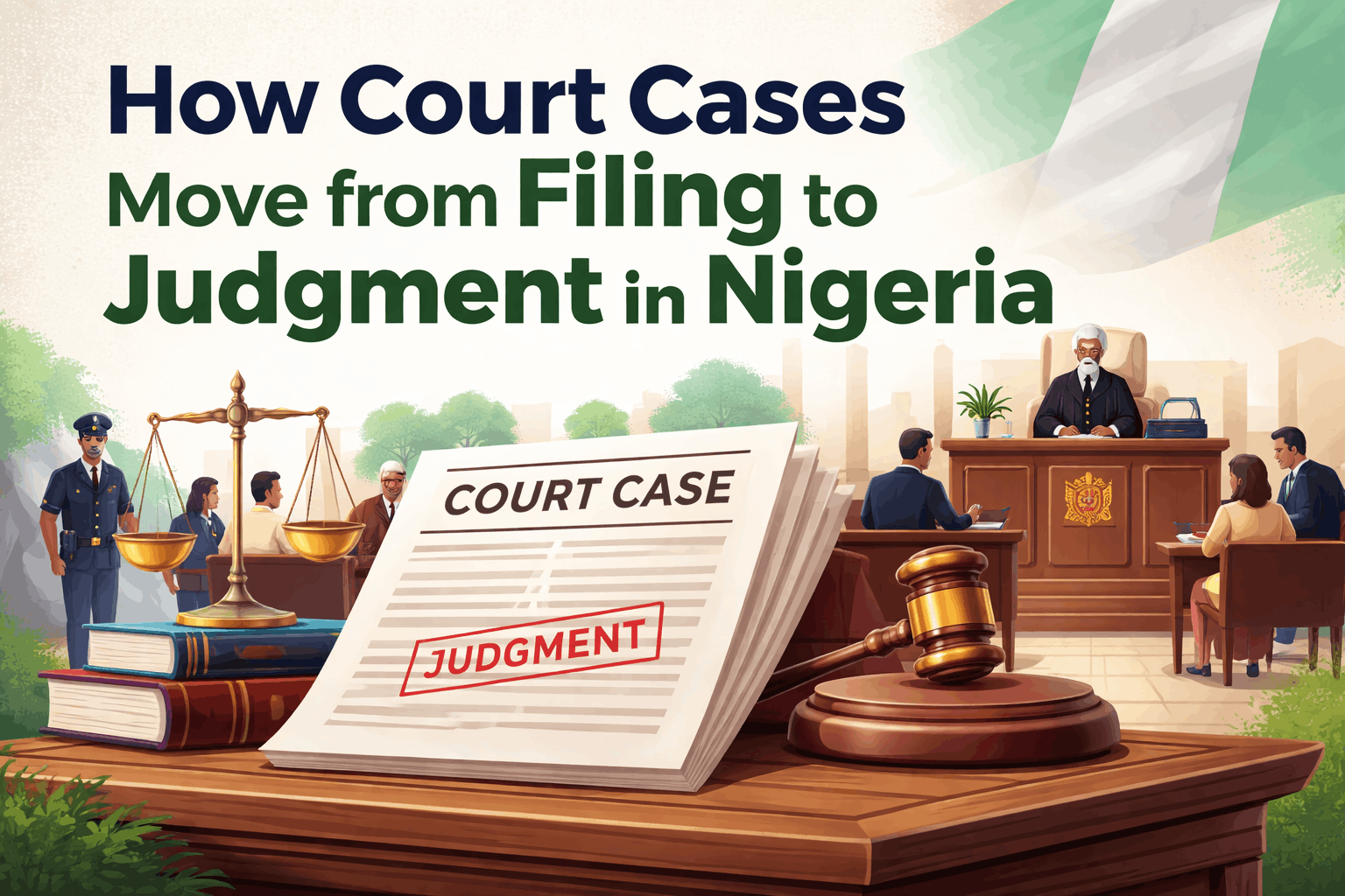 How Court Cases Move from Filing to Judgment in Nigeria