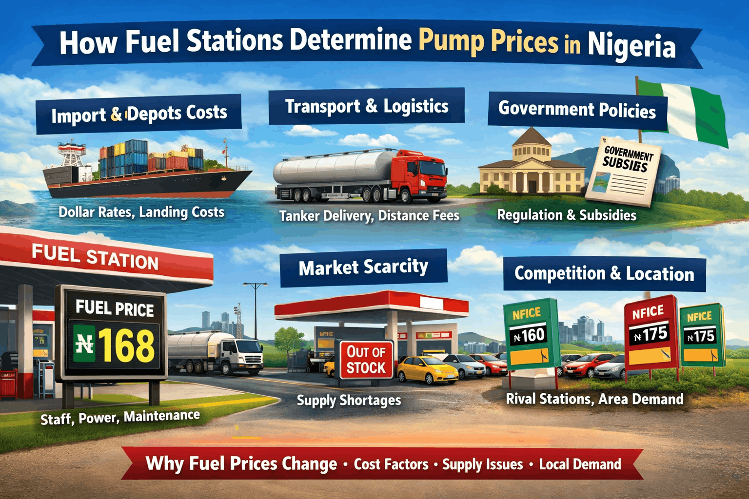 How Fuel Stations Determine Pump Prices in Nigeria