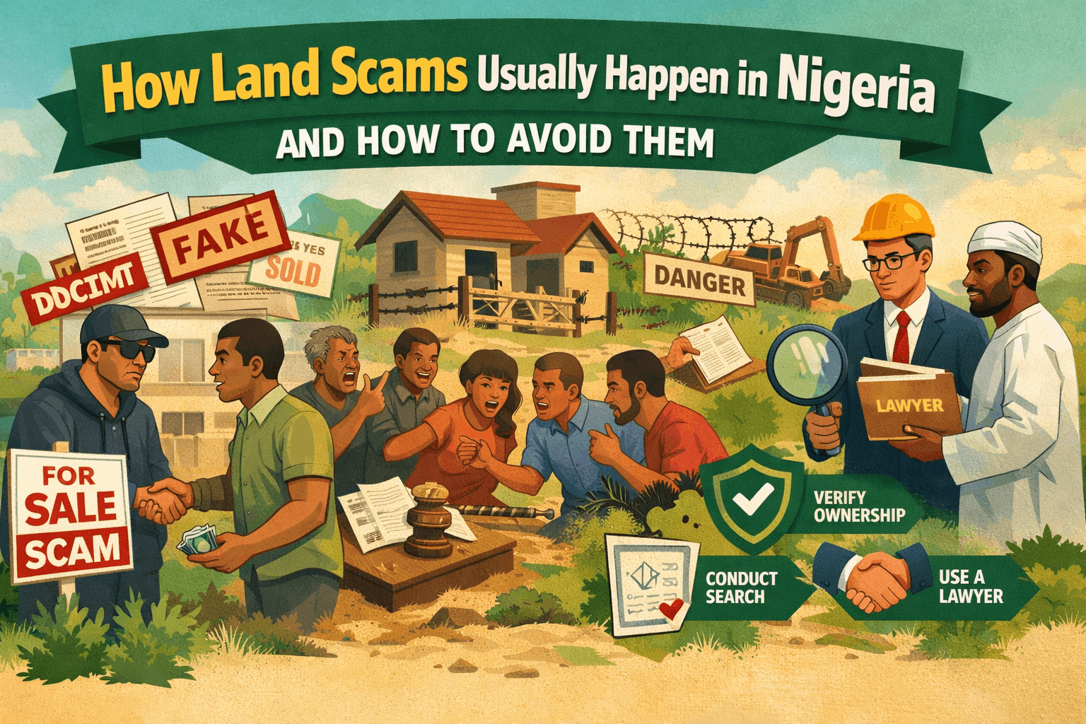 How Land Scams Usually Happen in Nigeria and How to Avoid Them