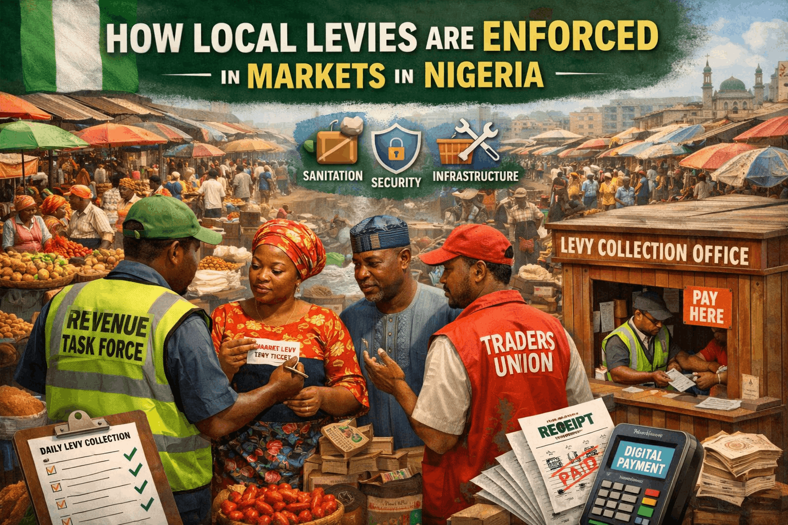 How Local Levies Are Enforced in Markets in Nigeria