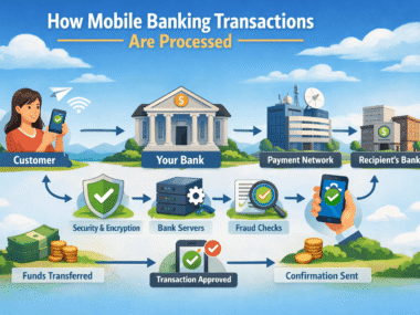 How Mobile Banking Transactions Are Processed