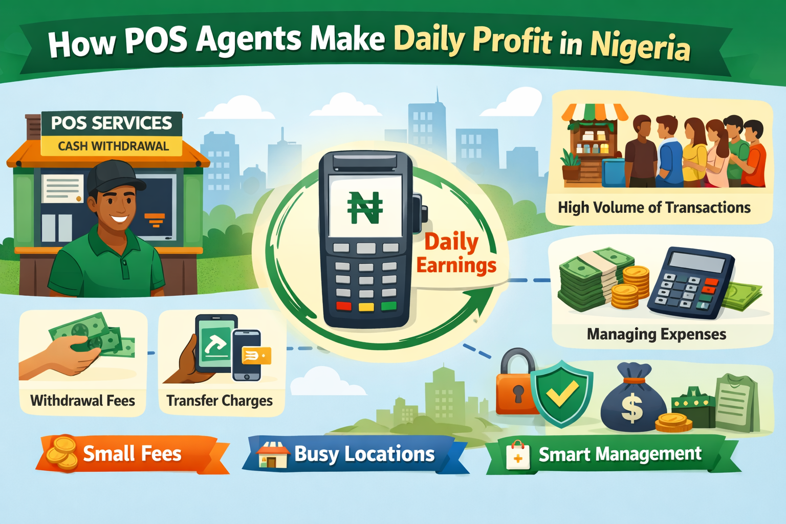 How POS Agents Make Daily Profit in Nigeria