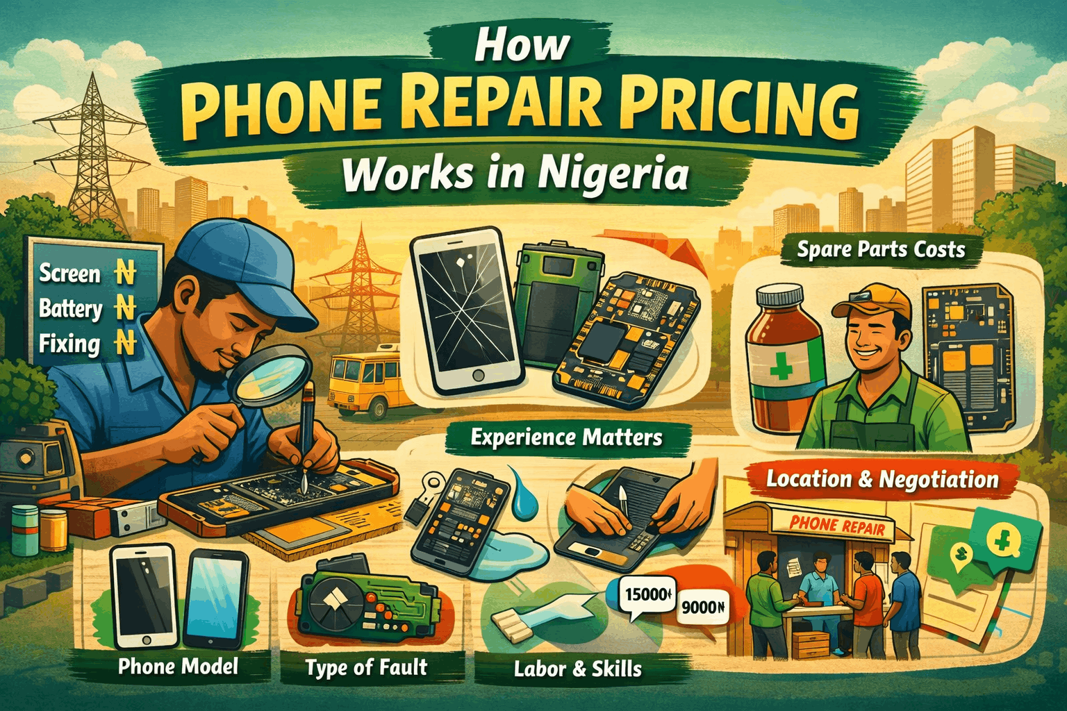 How Phone Repair Pricing Works in Nigeria