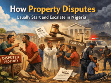 How Property Disputes Usually Start and Escalate in Nigeria
