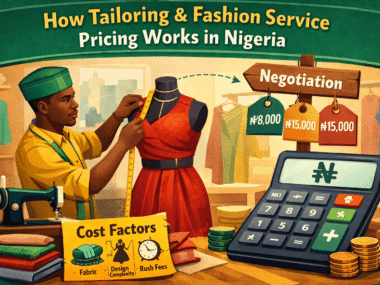 How Tailoring and Fashion Service Pricing Works in Nigeria