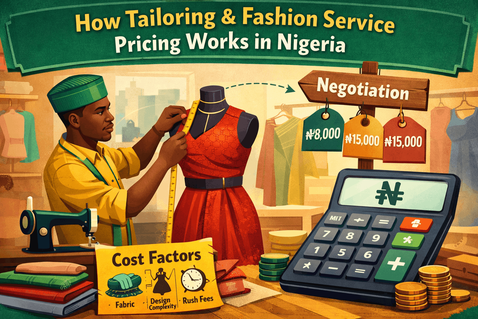 How Tailoring and Fashion Service Pricing Works in Nigeria
