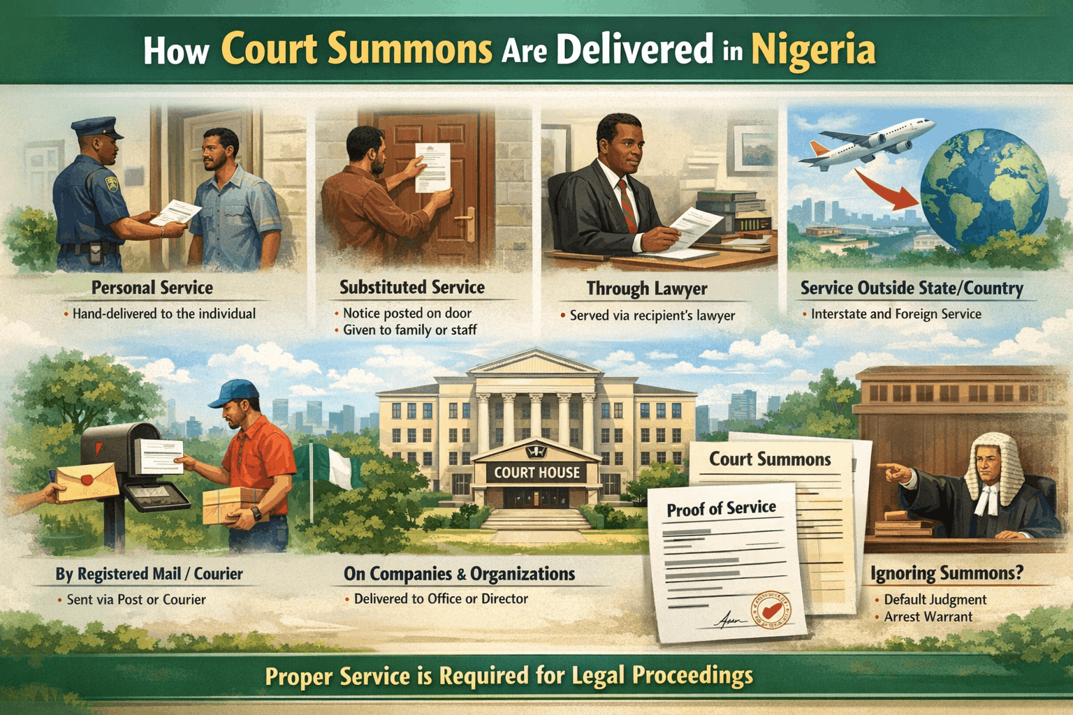 How Court Summons Are Delivered in Nigeria