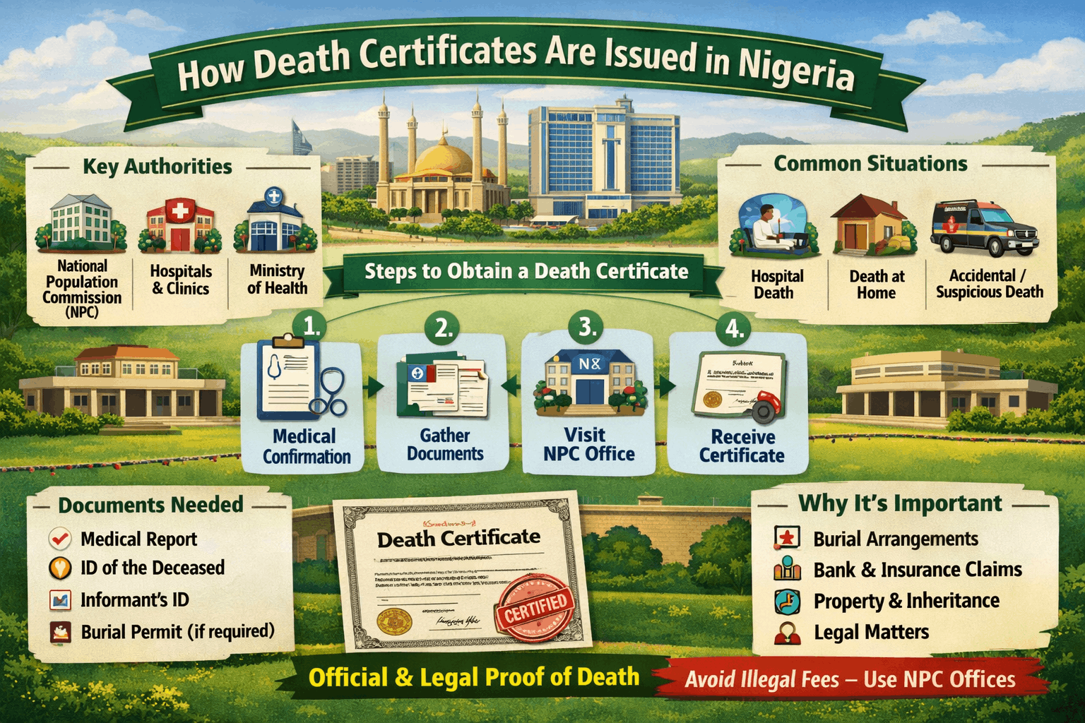 How Death Certificates Are Issued in Nigeria