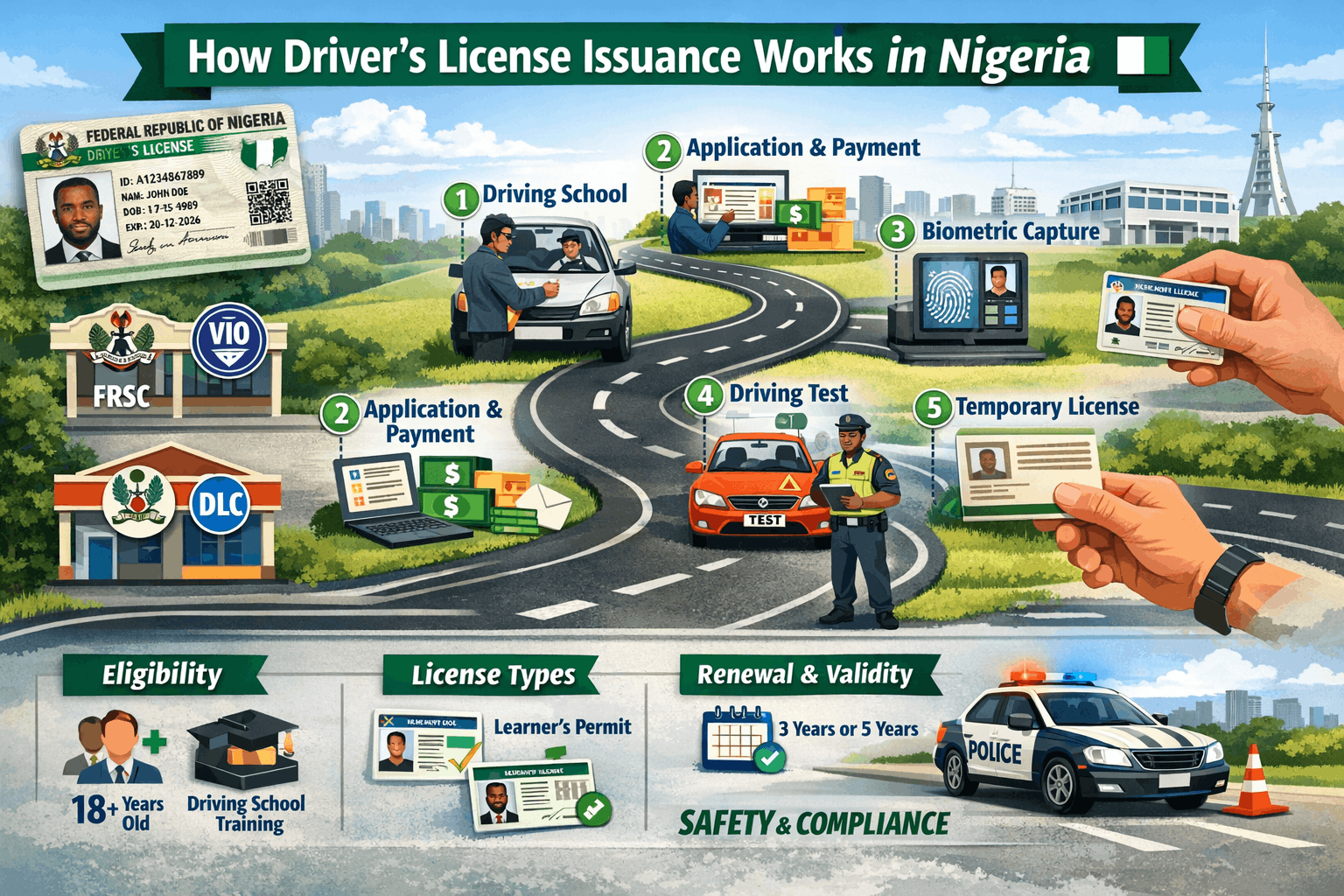 How Driver’s License Issuance Works in Nigeria