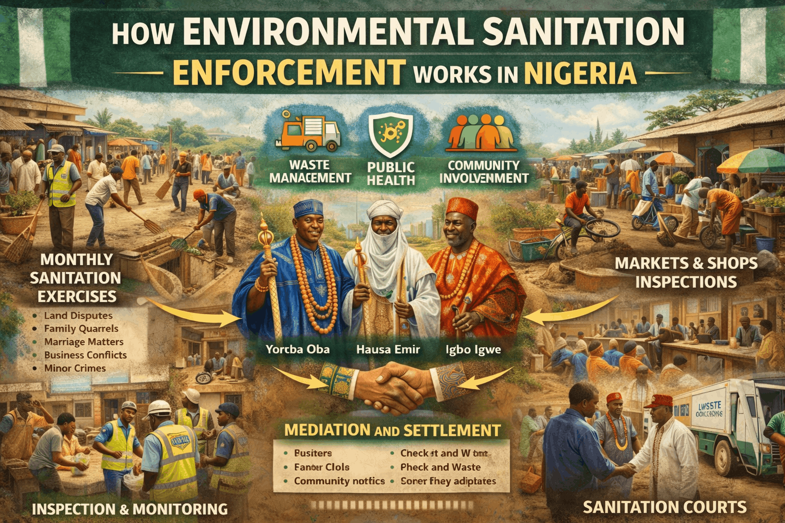 How Environmental Sanitation Enforcement Works in Nigeria
