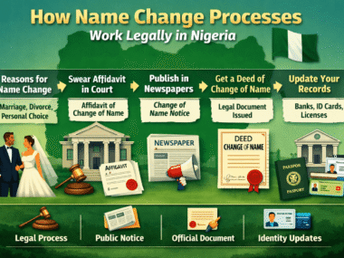How Name Change Processes Work Legally in Nigeria