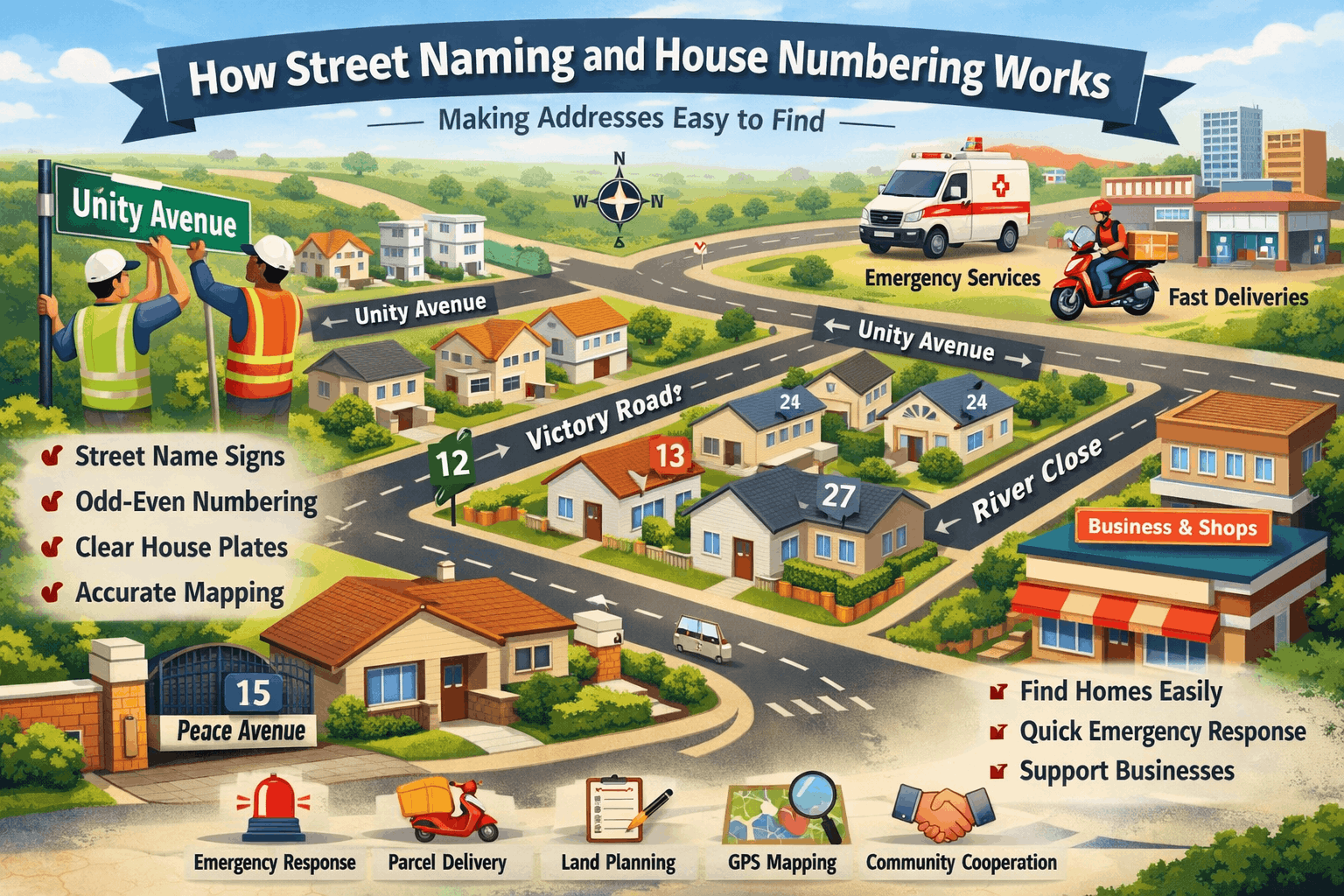How Street Naming and House Numbering Works